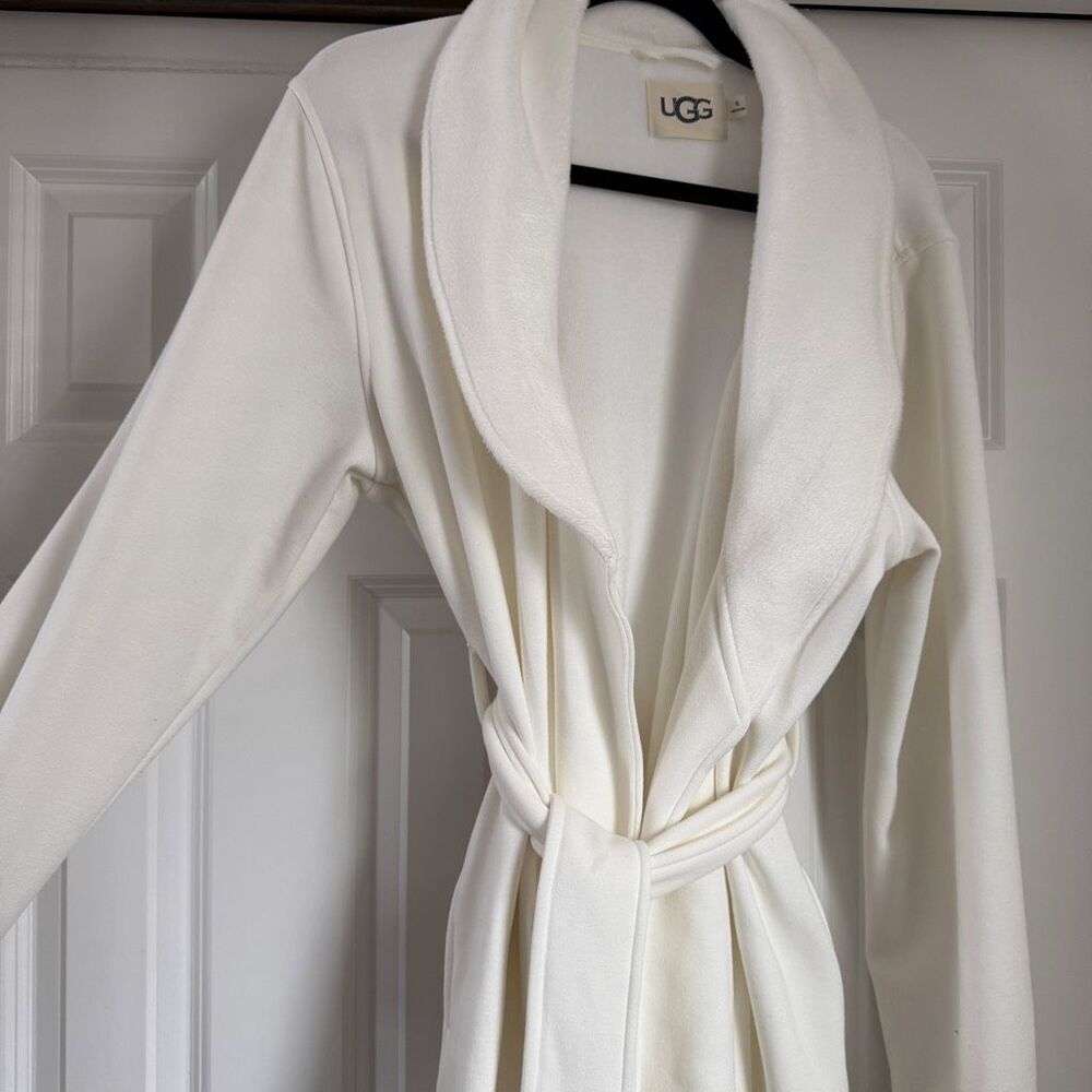 UGG DUFFIELD II ROBE WHITE - Picture 8 of 9